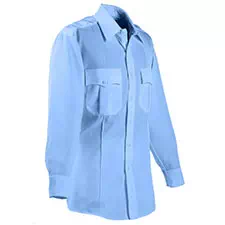 Elbeco Shirt, Ladies, Blue LS Poly/Cotton Sz 46 