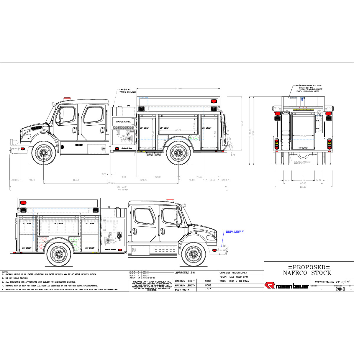 4 Door FL SM Pumper (P2940)