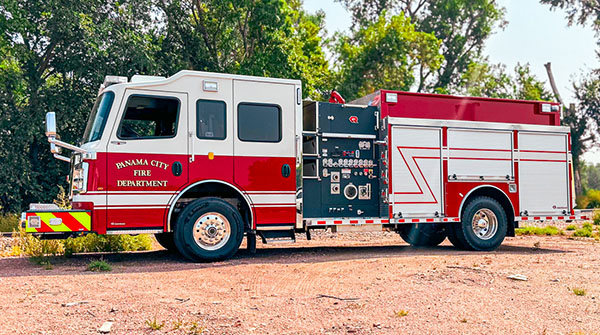 Rosenbauer fire truck