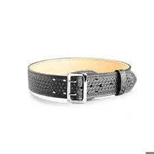 Dutyman Belt,Black BW w/Silver 