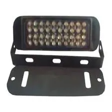 Able 2 LED MicroLite, Amber Black Housing 