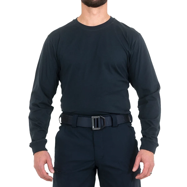 First Tactical Tactix Cotton LS T-Shirt, Midnight Navy 