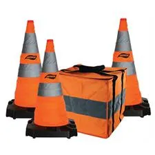 Aervoe 28" H.D. Collapsible Safety Cone 3-Pack Kit