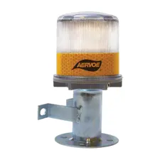 Aervoe Solar Strobe/Signal Light, Yellow 