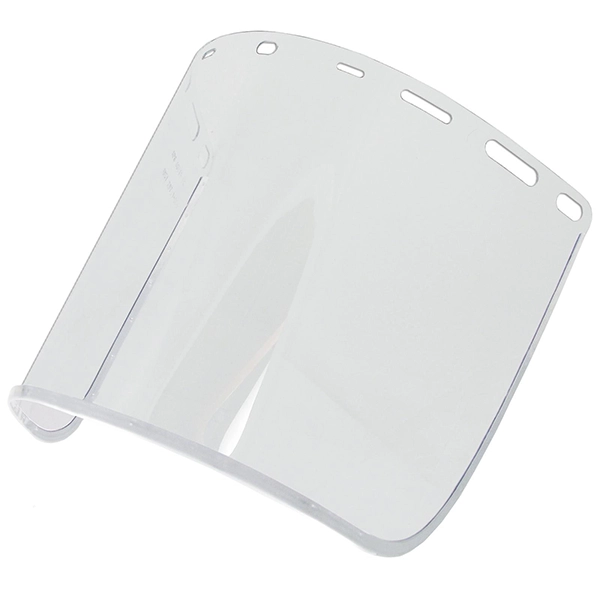 ERB Industries Face Shield 9"x15.5"x.040 Clear Banded PETG Shield