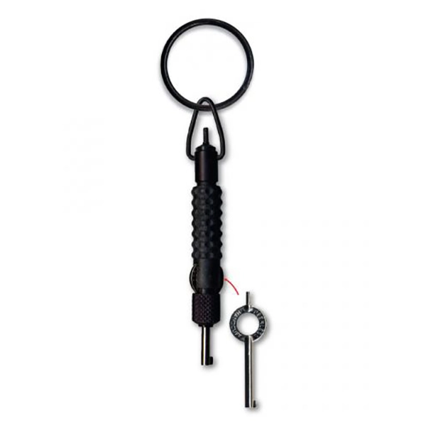 Zak Handcuff Key, Black 2 Keys 