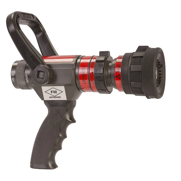 Akron Nozzle, 1.0" Turbojet w/ Pistol Grip, NH Thread 