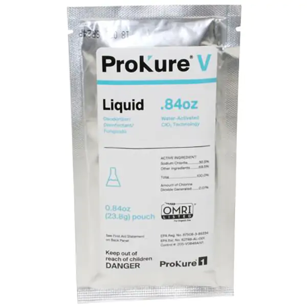 ProKure V Hospital Grade Disinfectant, .84 Ounce Packet 