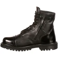 Rocky Paraboot, Mens Black, 7" Side Zip 