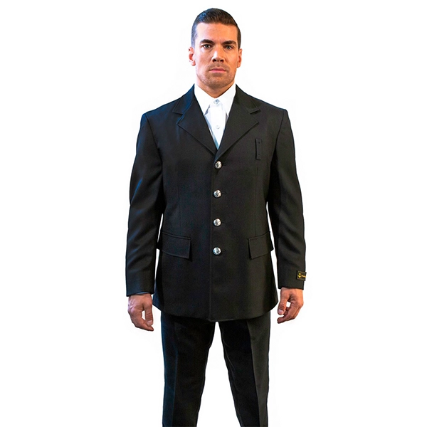 Anchor Dress Coat, Class A, Single Breasted, Silver FD 