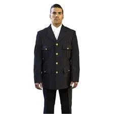 Anchor Dress Coat, Class A Sngl Brstd Poly Navy, Gold FD