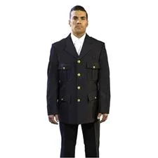 Anchor Dress Coat, Class A Sngl Brstd Poly Navy, Gold FD 