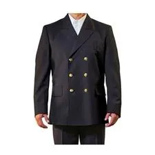 Anchor Dress Coat, Class A, Dbl Breasted, Navy, 6 Gold FD 