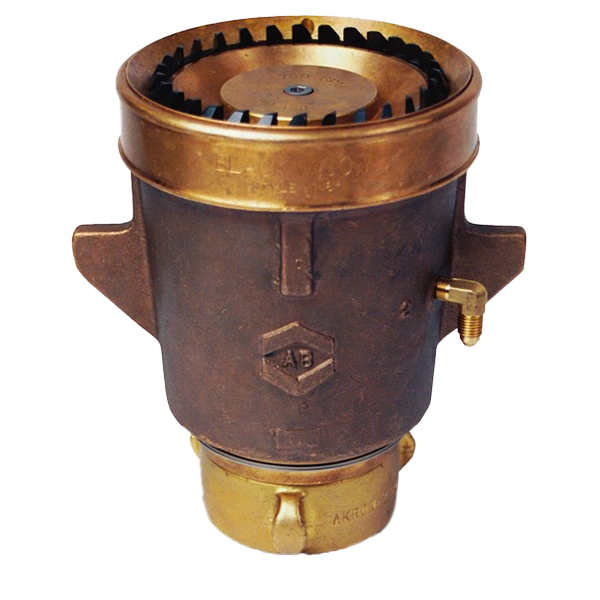 Akron Nozzle, 2.5", Black Widow Masterstream, Brass