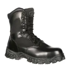 Rocky AlphaForce Duty Boot, 8" w/ Zipper, Waterproof 