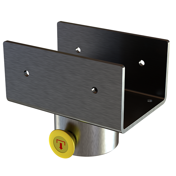 Paratech Channel Base, 4"x4"  