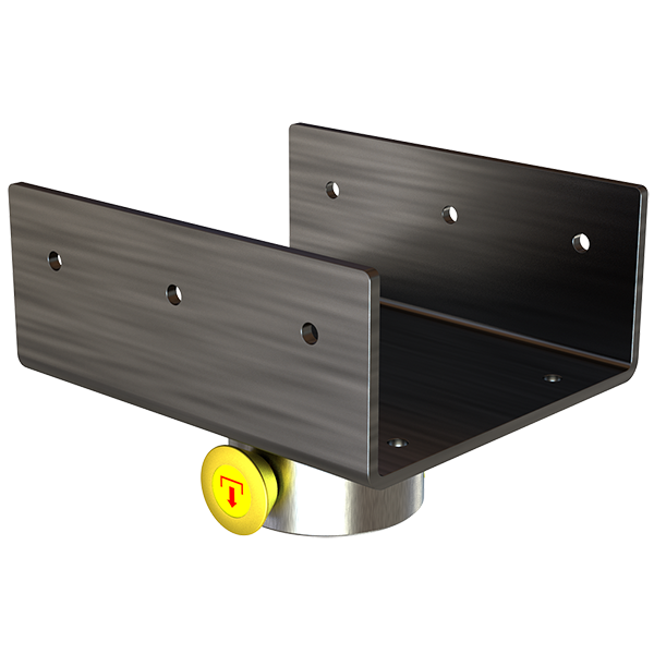 Paratech Channel Base, 6" x 6"  