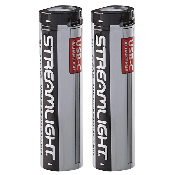 Streamlight SL-B50 Protected Li-Ion USB-C Battery Pack of 2 