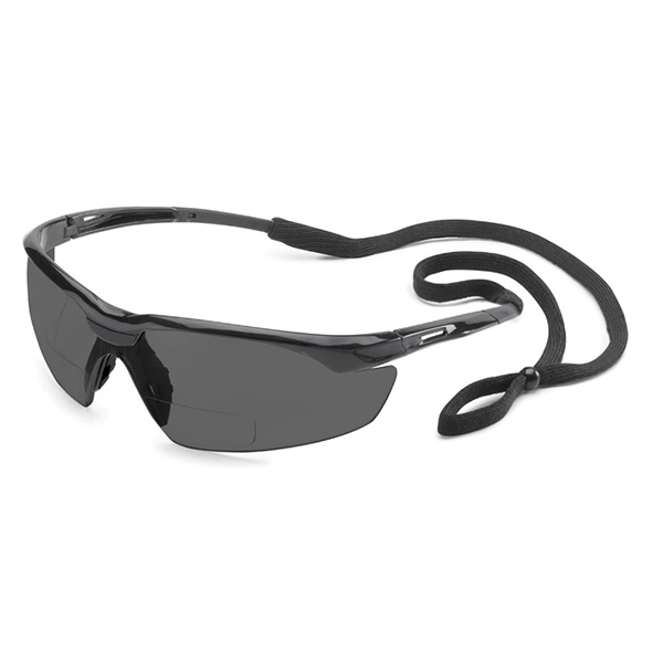 Gateway Conqueror Mag Glasses Blk Frame,Gry Lens 1.5 Diopter 