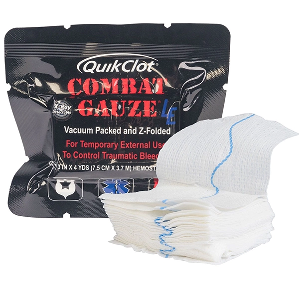 NAR QuikClot LE Combat Gauze 3in x 4yrd 