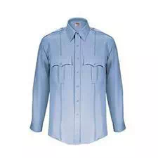 Elbeco Shirt, Mens TexTrop LS 100% Poly Blue Sz 15x34 
