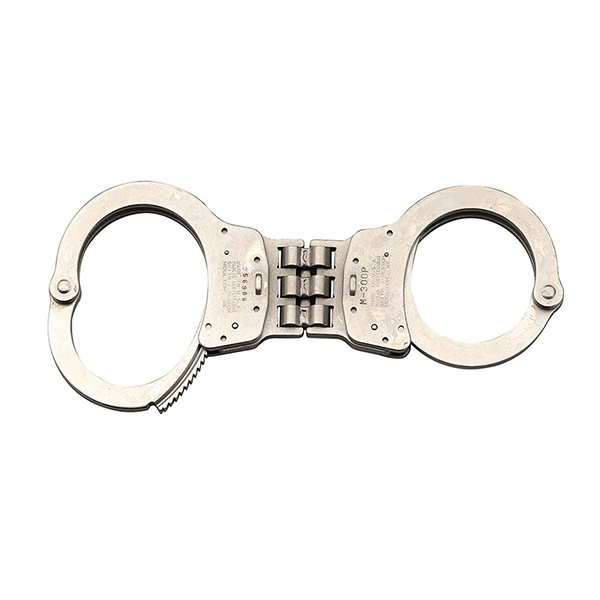 Smith & Wesson Handcuffs, Hinged Nickel 