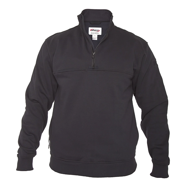 Elbeco Jobshirt, Midnight Navy 1/4 Zip, P/C 