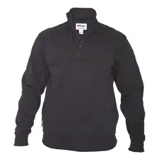 Elbeco Jobshirt, Midnight Navy 1/4 Zip, P/C, Tall 