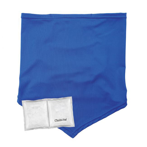 Cooling Neck Gaiter Bandana Pocket Kit L/XL Blue 