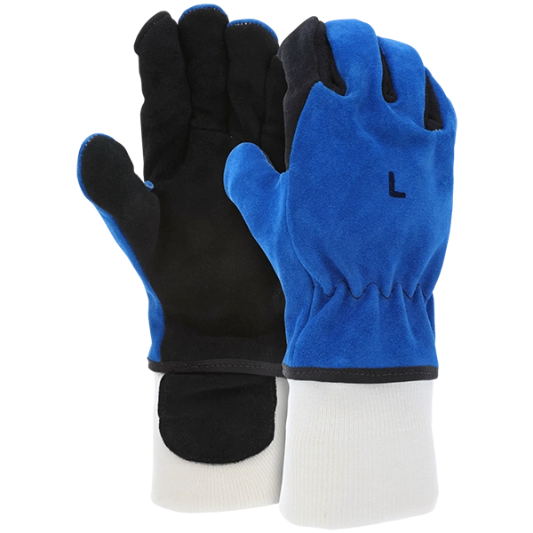 Shelby Glove, Cowhide, Fed Cal OSHA, Black-Blue
