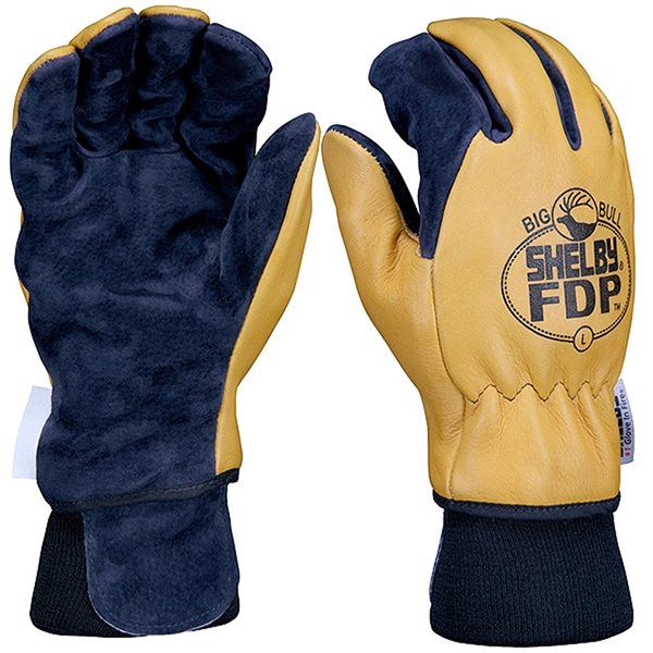 Shelby Tan Elkskin Pigskin Glove, RT7100, Wristlet, NFPA