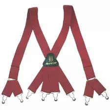 Suspender, Red, Metal NAFECO Logo