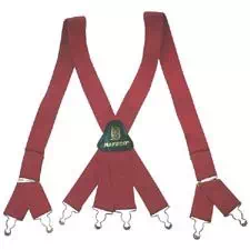 Suspender, Red, Metal NAFECO Logo 