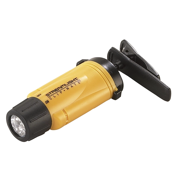 Streamlight ClipMate LED Light Rotates 360 Degrees, Yellow
