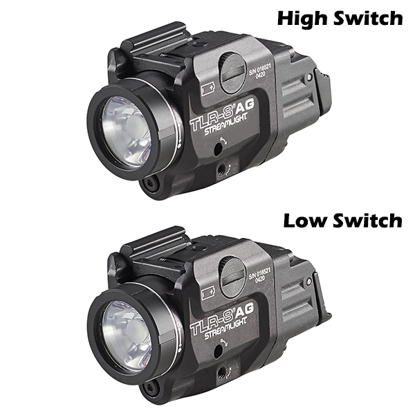 Streamlight TLR-8 AG Gun Light wGreen Laser & Rear Switch Ops