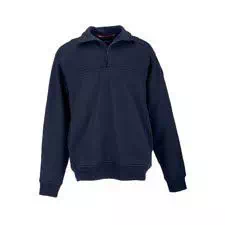 5.11 Jobshirt, Water Repellent Cotton,Navy, 1/4 Zip, 