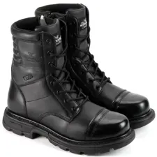 Thorogood Boot, 8" GENflex2 Jump, Side Zip 