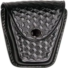 Dutyman Cuff Case, Double BW Black w/ Black Snap 