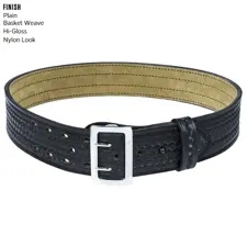 Safariland Sam Browne Buckled Duty Belt, 2.25" Chrome Buckle 