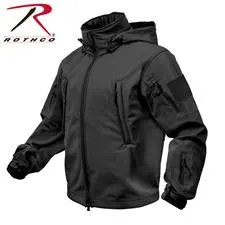 Rothco Special Ops Jacket Soft Shell, Black