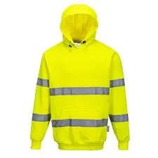 Portwest Hi-Viz Hooded Sweatshirt, Yellow