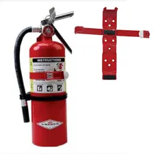 Amerex 5# ABC Extinguisher w/ Vehicle Bracket 