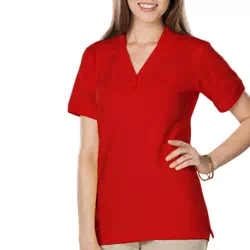 Blue Generation Ladies Soft Touch SS Y-Placket Polo