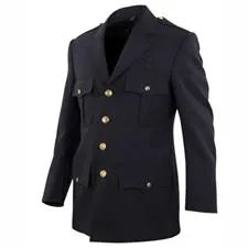 Elbeco Dress Coat, Navy Single Breasted, 4 Gold FD Buttons 