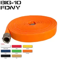 Key Fire Hose Big-10 Hose FDNY 1.75" x Length, DJ, 1.5" NH 