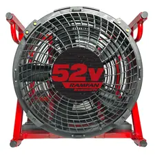 Euramco 18" PPV Fan, Zero Down Time, 115V/AC, 4 Bats 