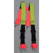 Suspenders, H-Back 42" Elastic/LY Shoulder Orange 