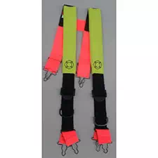 Suspenders, H-Back 48" Elastic/LY Shoulder Orange