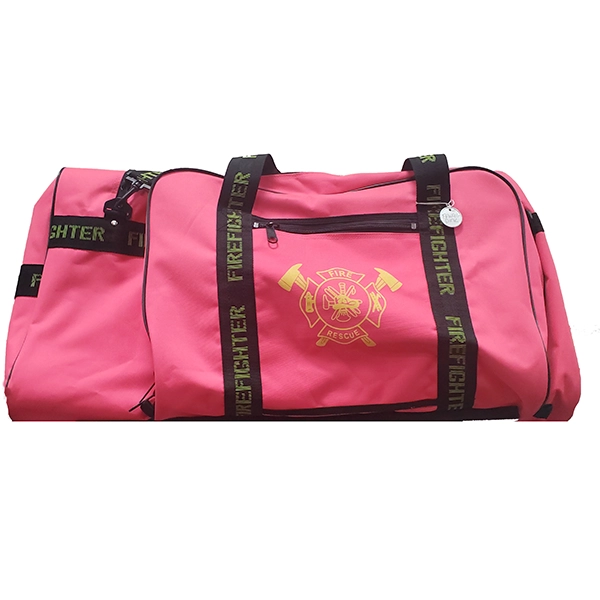 Firefighter Gear Bag, Hot Pink, 32"L x 17"H x 16"D