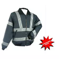 Fire Earth Water Jacket, Navy Silver Trim